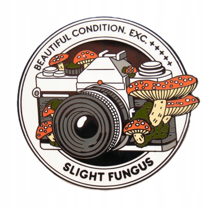 Przypinka Slight Fungus Camera Pin
