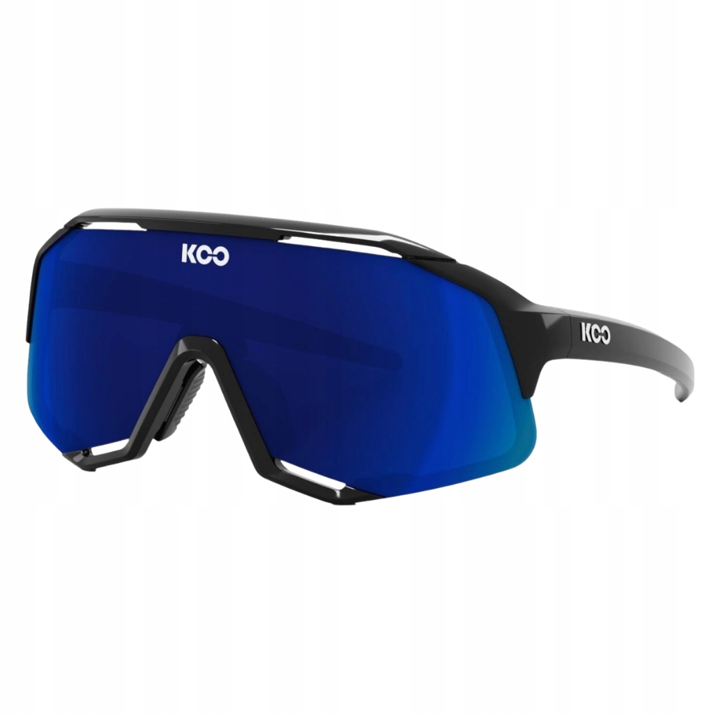 Okulary Koo Demos Black Blue Blue Sky Mirror