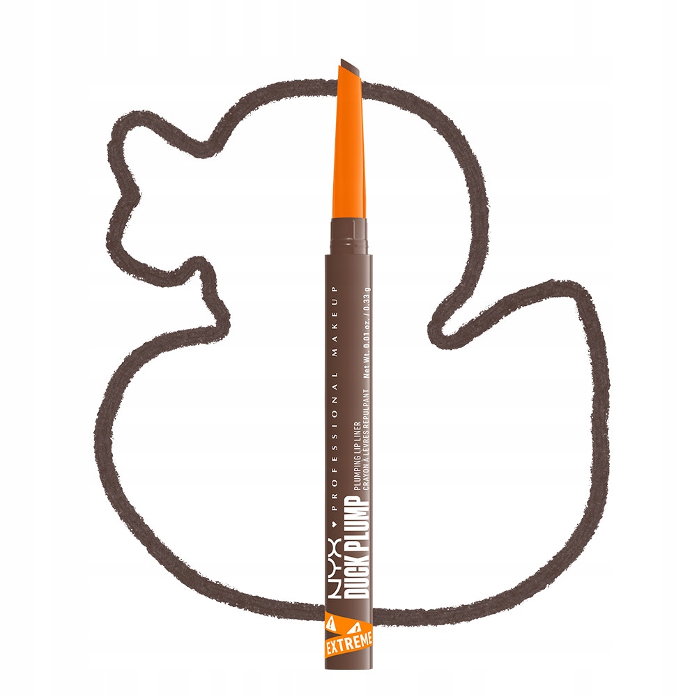 Nyx Duck Plump Plumping Lip Liner Konturovací tužka na rty 11 Touch Up Traupe