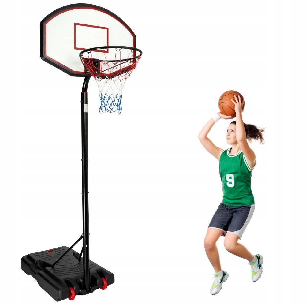 Kosz regulowany na stojaku do koszykówki James 3,5 m