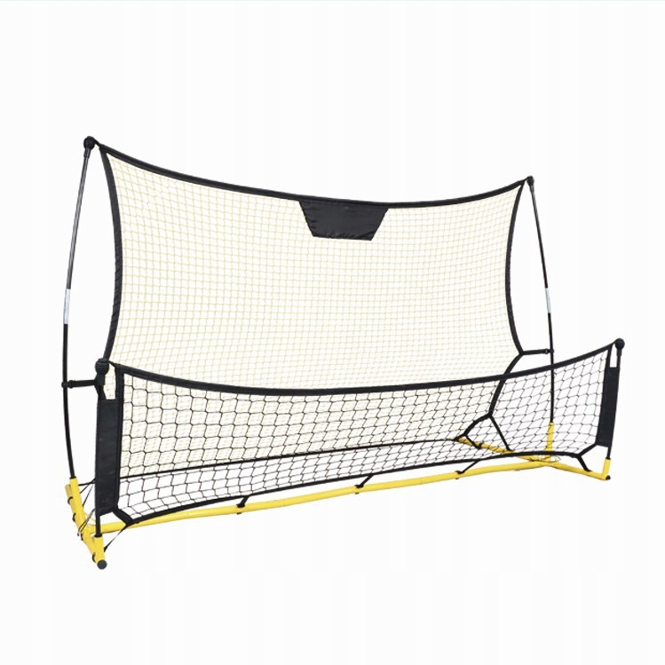 Trenażer Piłkarski Rebounder Dwustronny Treningowy Wytrzymały 2,2x1,1m