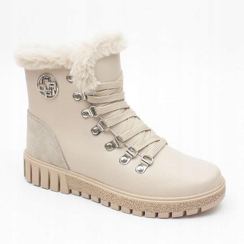 Filippo DBT6363 Béžové Kotníkové Boty Kožené Boty vel. 40