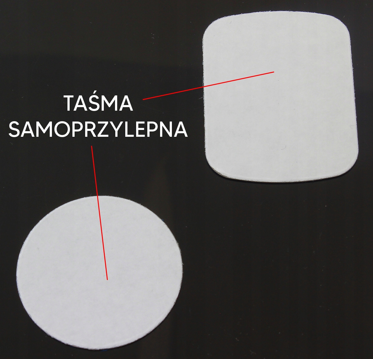 BLASZKA NA TELEFON DO SAMOCHODOWEGO UCHWYTU MAGNETYCZNEGO 2 SZTUKI AP22 Rodzaj magnetyczny