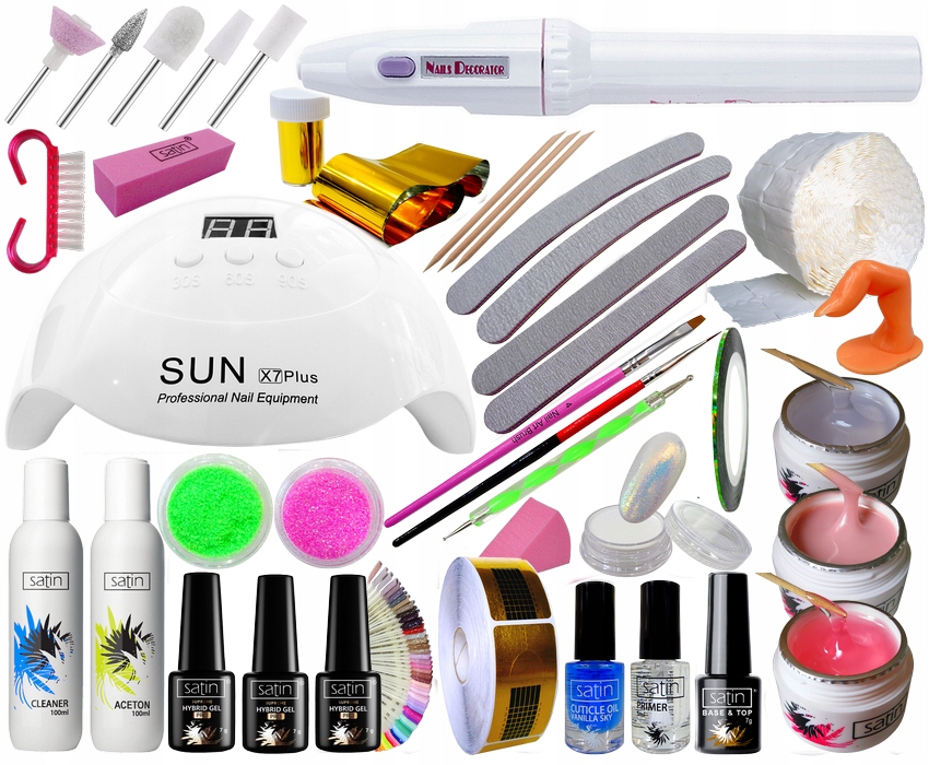 Sada Na Nehty Gelová Hybridní Lampa Bruska