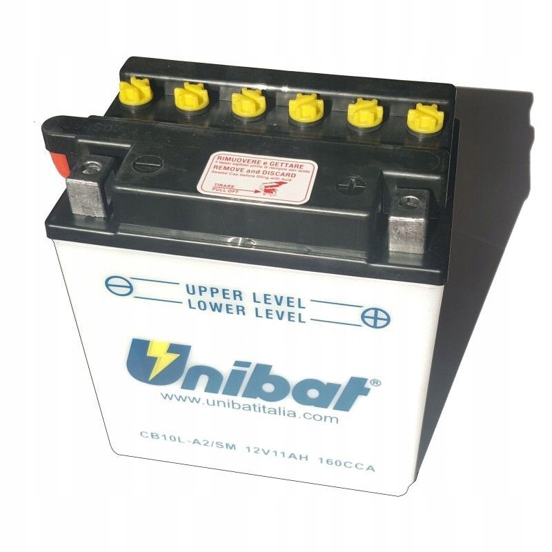 Unibat batéria 11Ah-12V 160A (p+)