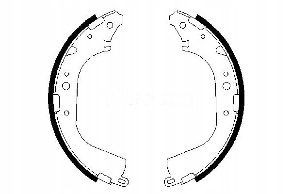 КОМПЛЕКТ - КОМПЛЕКТ СКОБ ТОРМОЗНЫХ BOSCH 44956001
