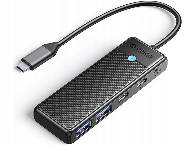 Hub USB-C 2x USB 3.0 + USB-C 5 Gbps USB-C PD 100W