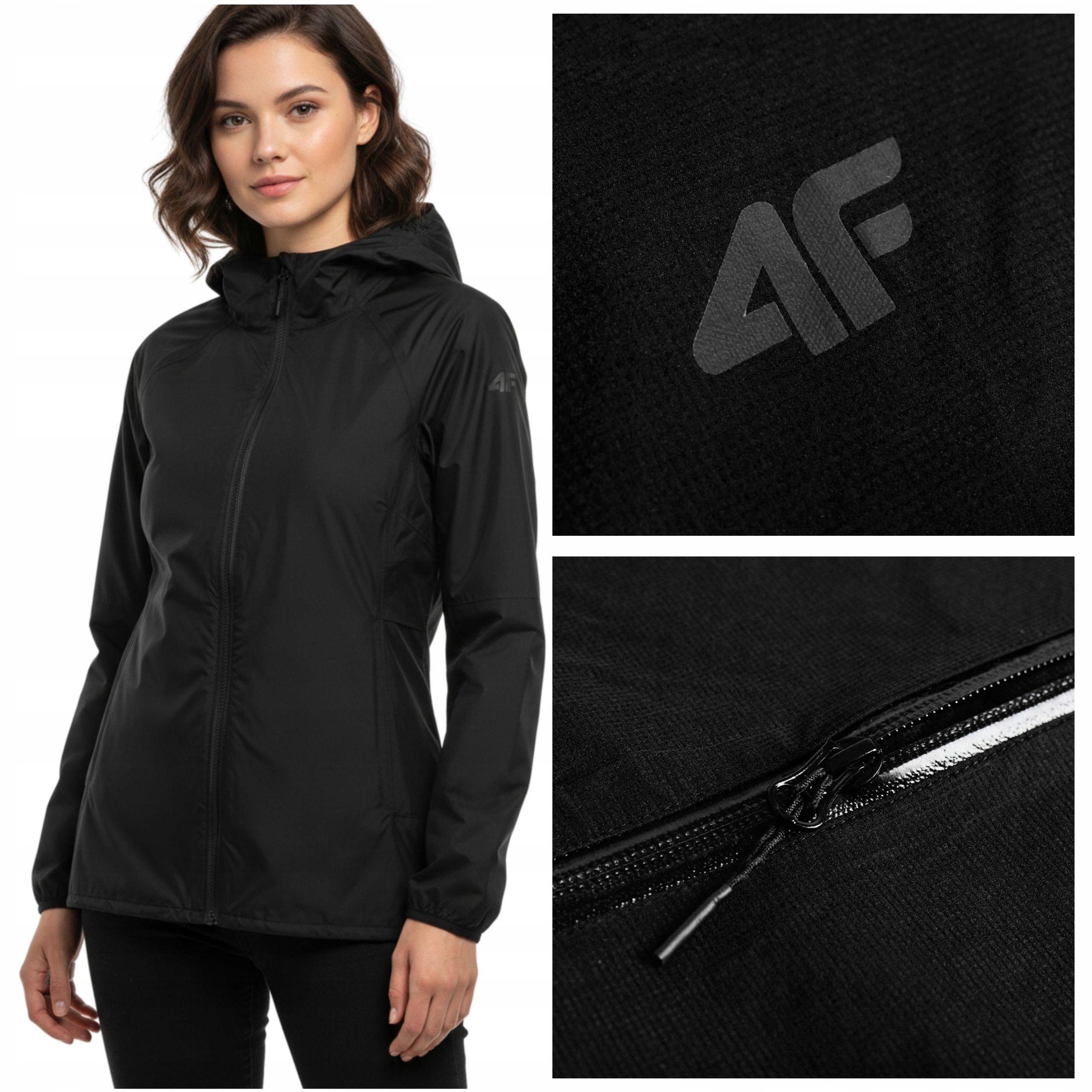 4F Dámská dešťová bunda Kapuce Neodry Jaro Velikost XL