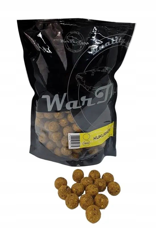 WarTheCarp Kulki Zanętowe 1kg 16mm Kukuraze Kukurydza Słodkie WTC5-1