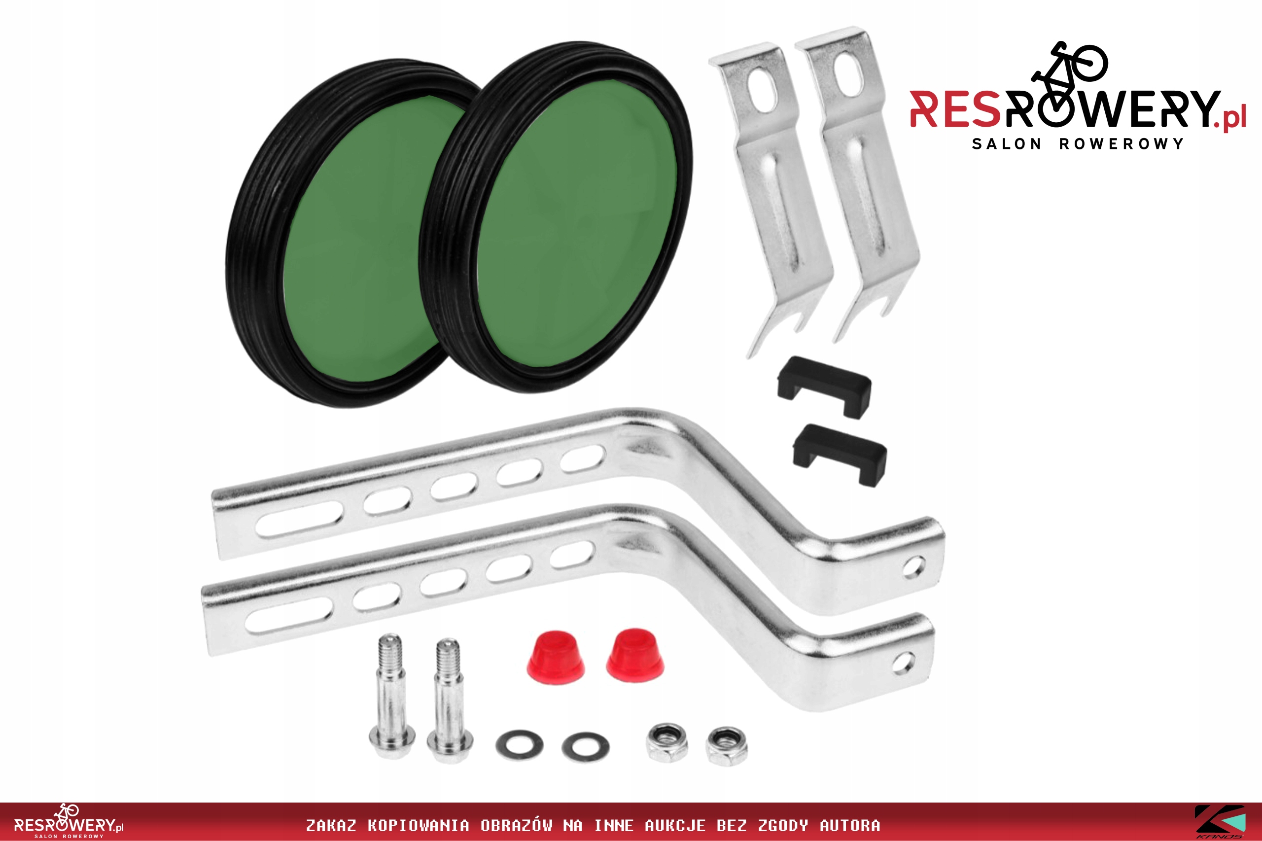 KÓŁKA PODPOROWE DO ROWERU REGULOWANE 12-20' ziel Kod producenta 20100000078082