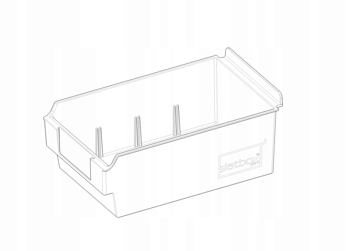 

Pojemnik Na Panel Slatwall Shelf 200L b1