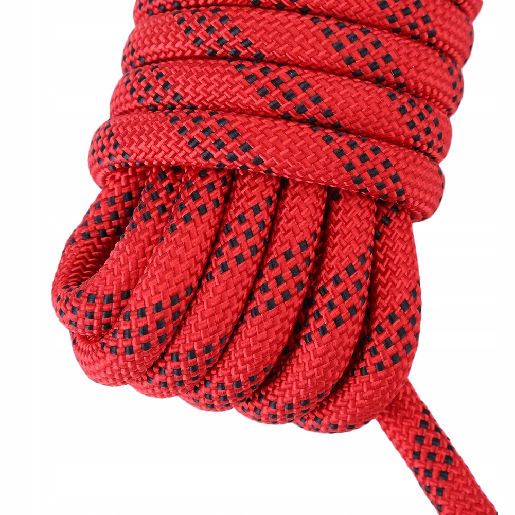 12MM LINA WSPINACZKOWA STATYCZNA 10M CZERWONY Model CZERWONY