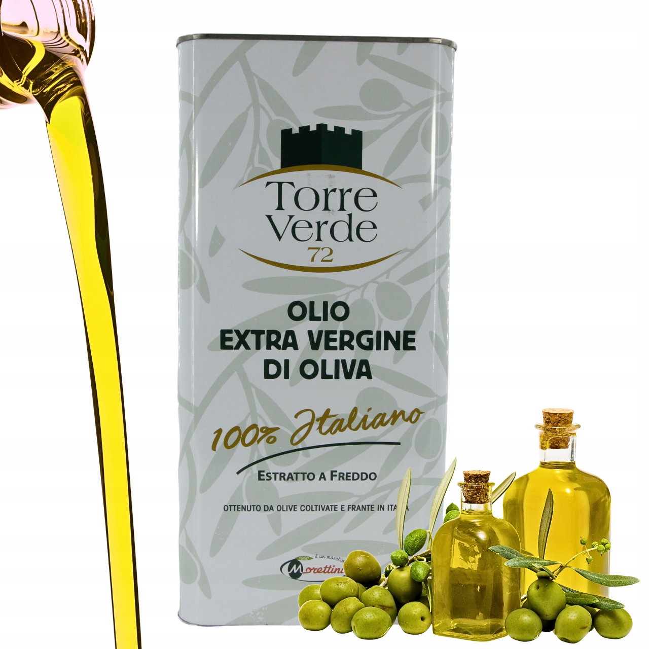 Morettini oliwa extra vergine Torre Verde 5L Włochy Toskania