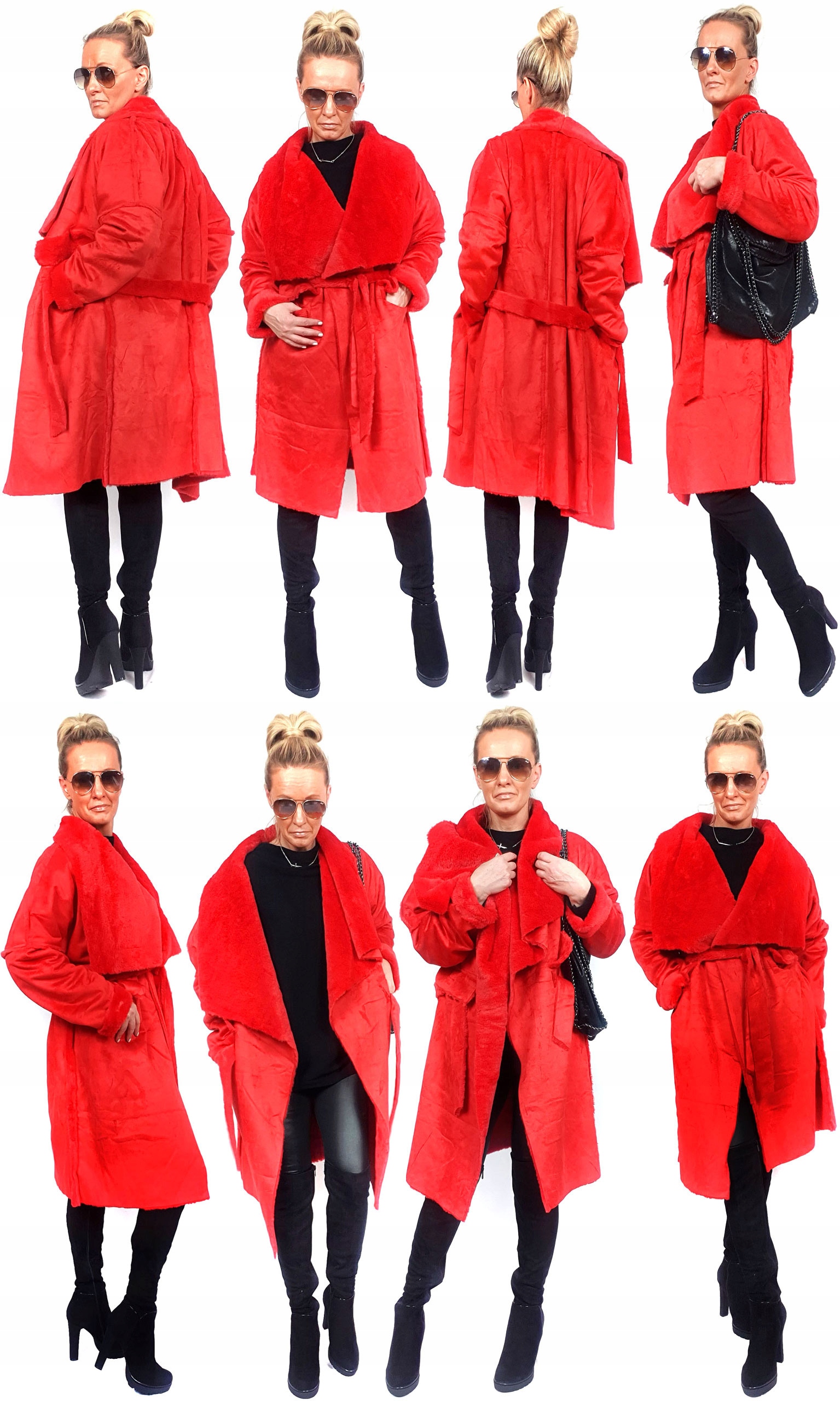 

Płaszczyk Futerko Eko Kożuch Zimowy Futro Luxury