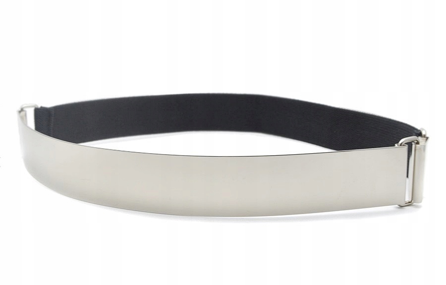 

Pasek Srebrna Blacha klamra 30cm x 3cm Mirror Belt