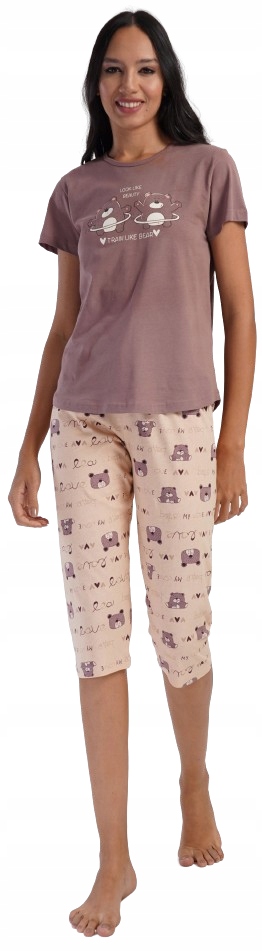 Vtipné Pyžamo Medvídci Look Like Beauty Train Jako Bear L