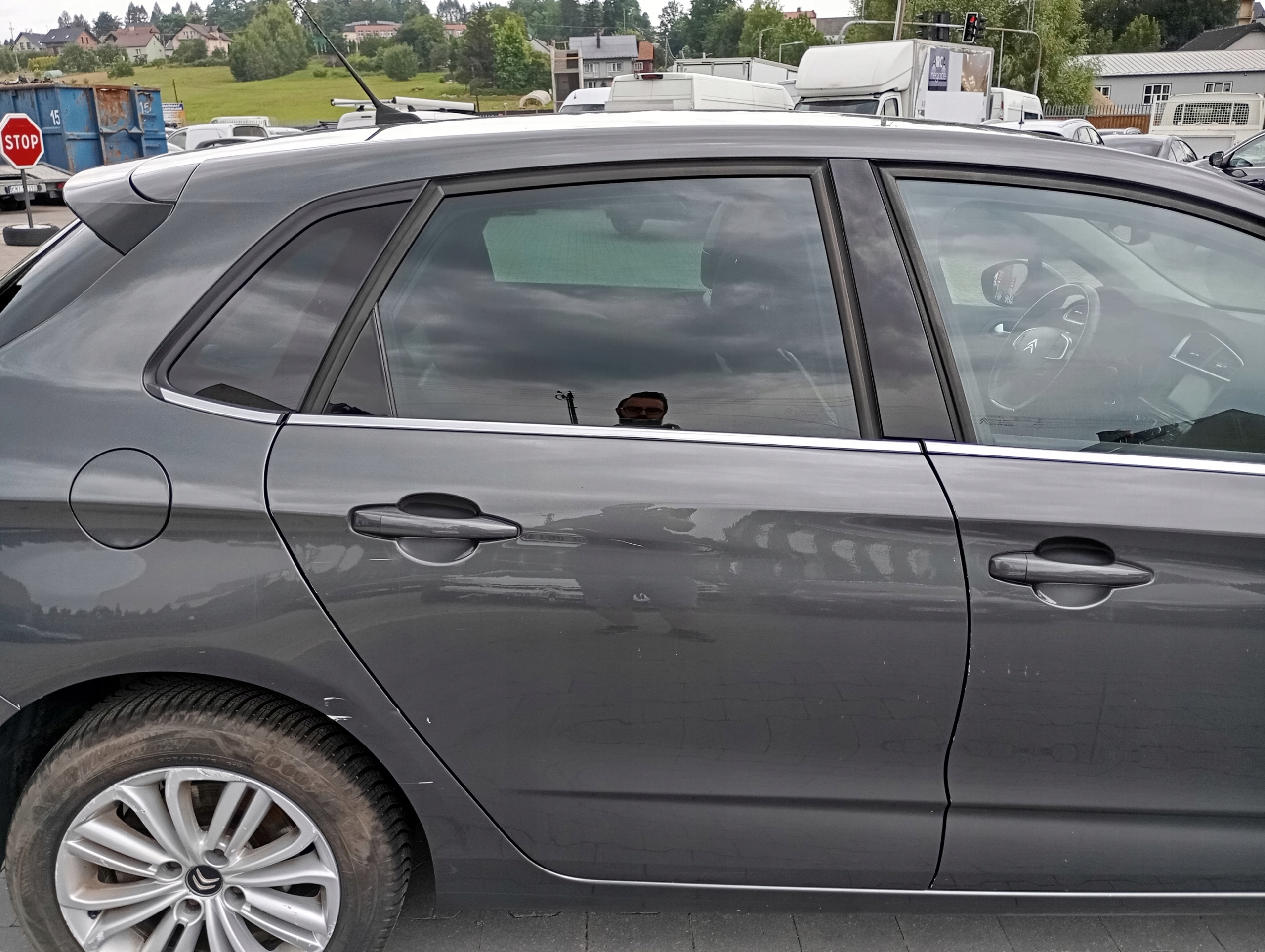 CITROEN C4 B7 II 2 Tür heck rechts SZARE KTP