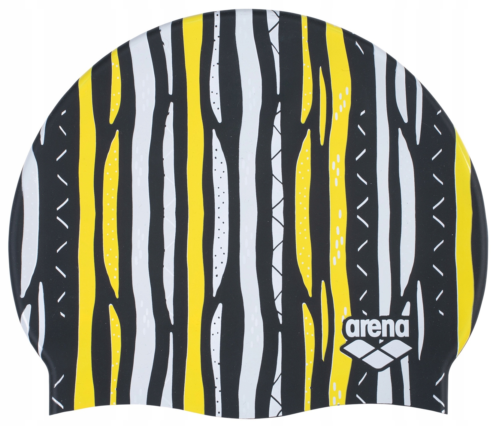 Arena silikonowy czepek do pływania na basen Print 2 stripes