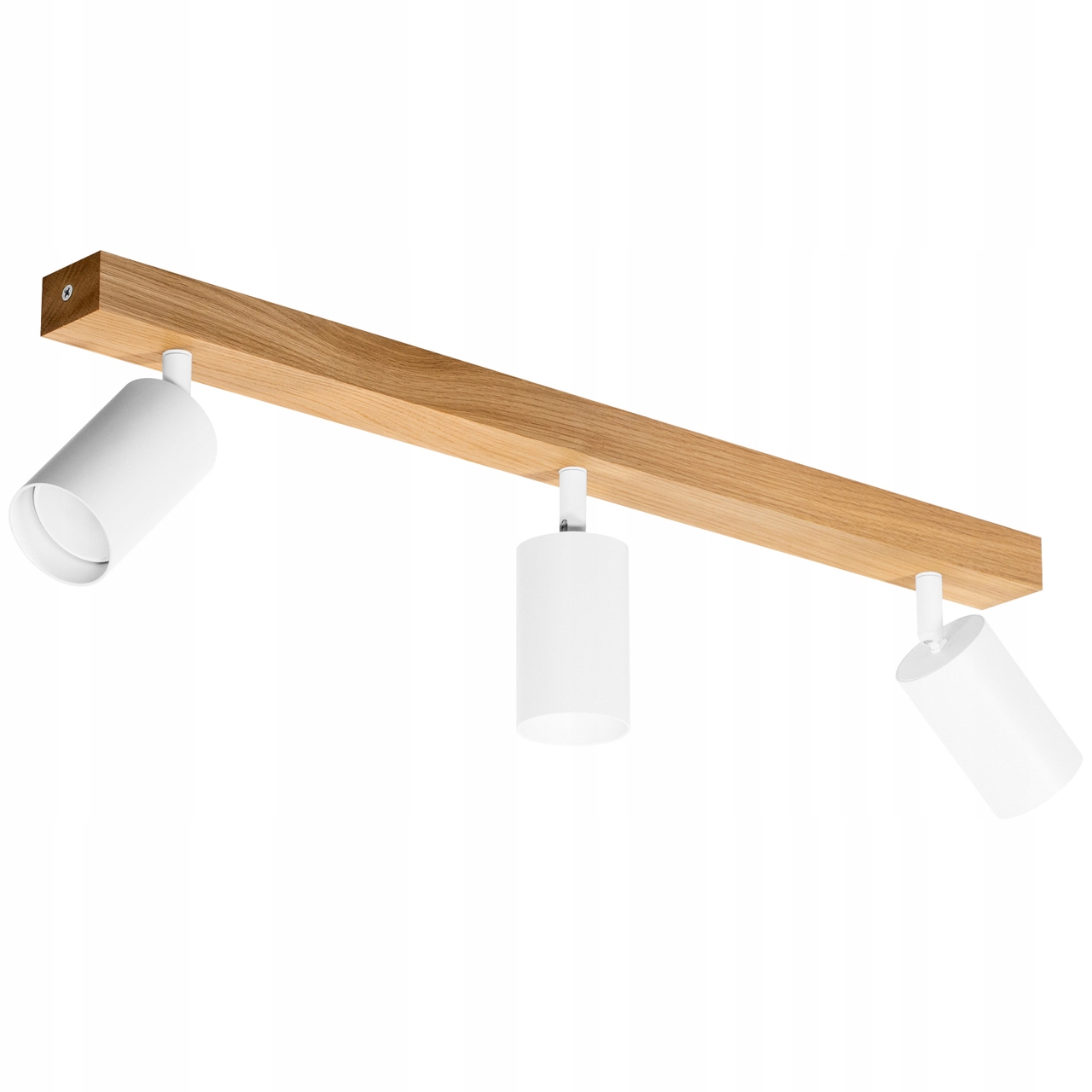 Spot Led stropná lampa Dubová Modern 60 cm GU10 Biela Pohyblivá Nástenná