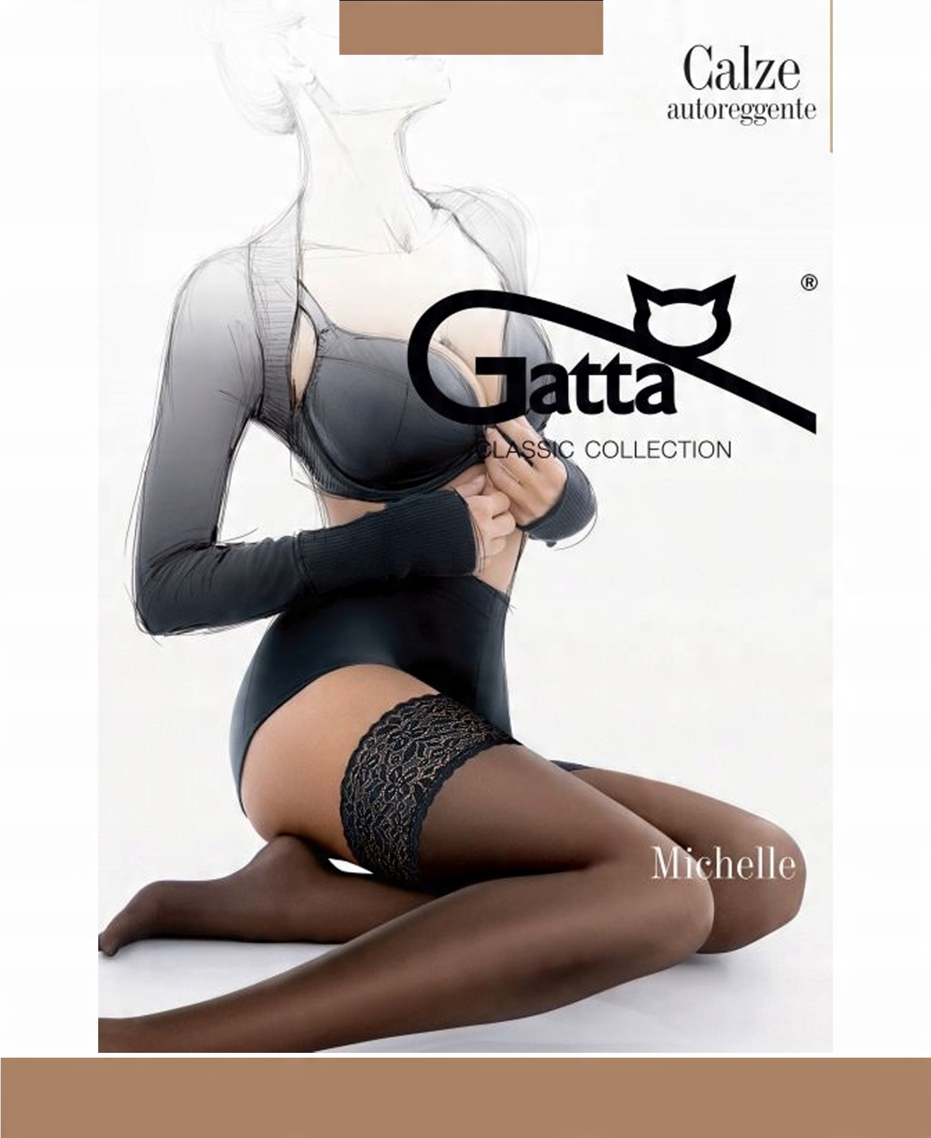 

Gatta Michelle Ponczochy samono wz.01/3-4/Beige