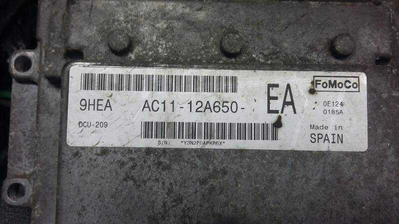 Ordinateur AC11-12A650-EA FORD TRANSIT 05