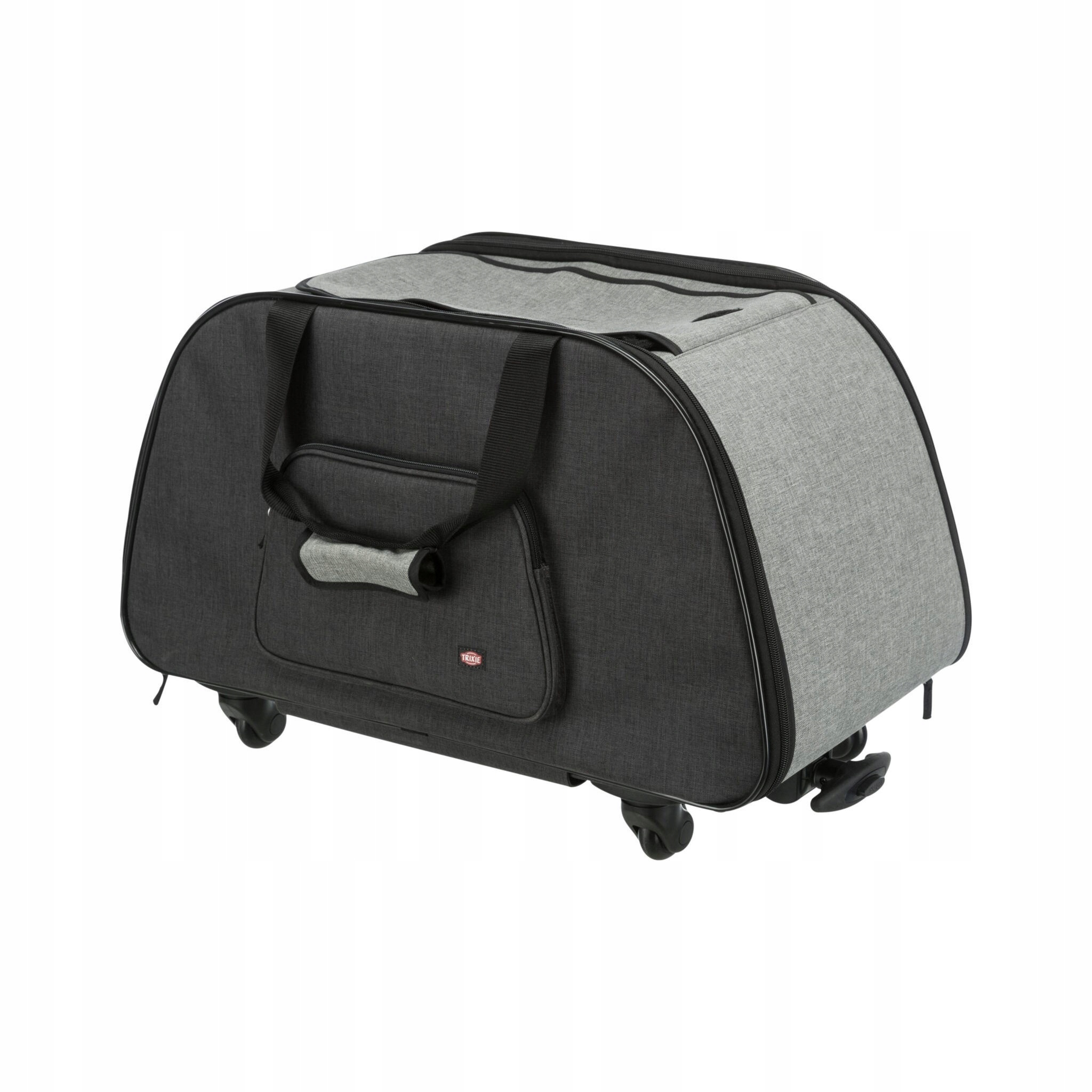 Levně Trixie Přepravka pro psy šedá S/m 34 cm x 67 cm 43 cm