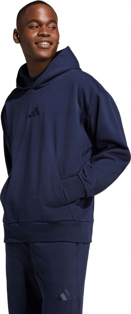Pánská Mikina Adidas All Szn Fleece Tmavě Modrá IY4122 vel. XL