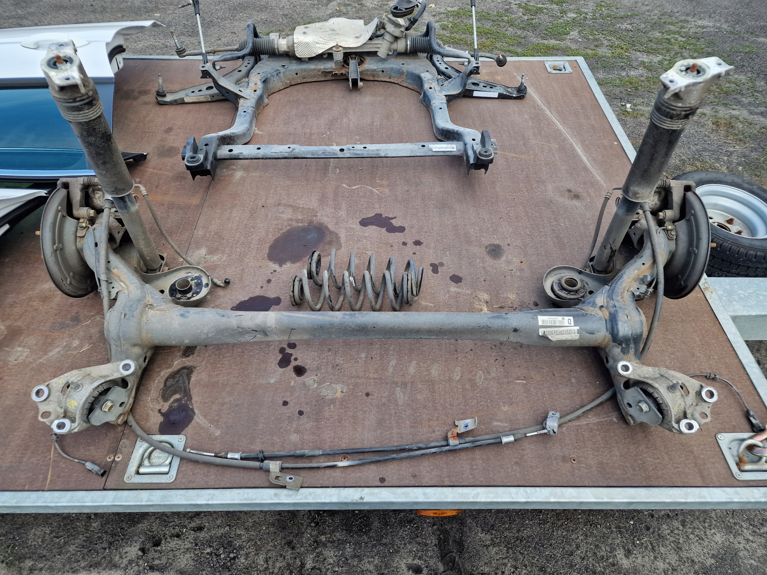 OPEL ASTRA K V KOMBI BELKA TYLNA OŚ ZAWIESZENIA