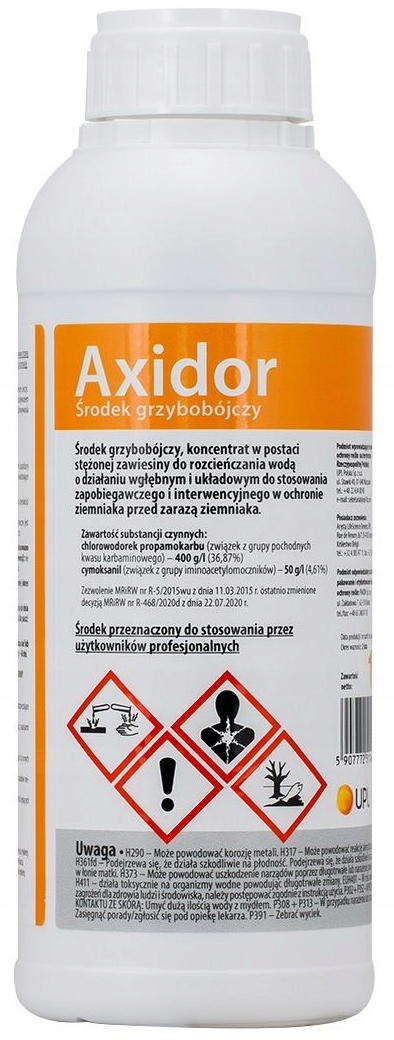 

Axidor 1L Grzybobójczy Zaraza Ziemniaka