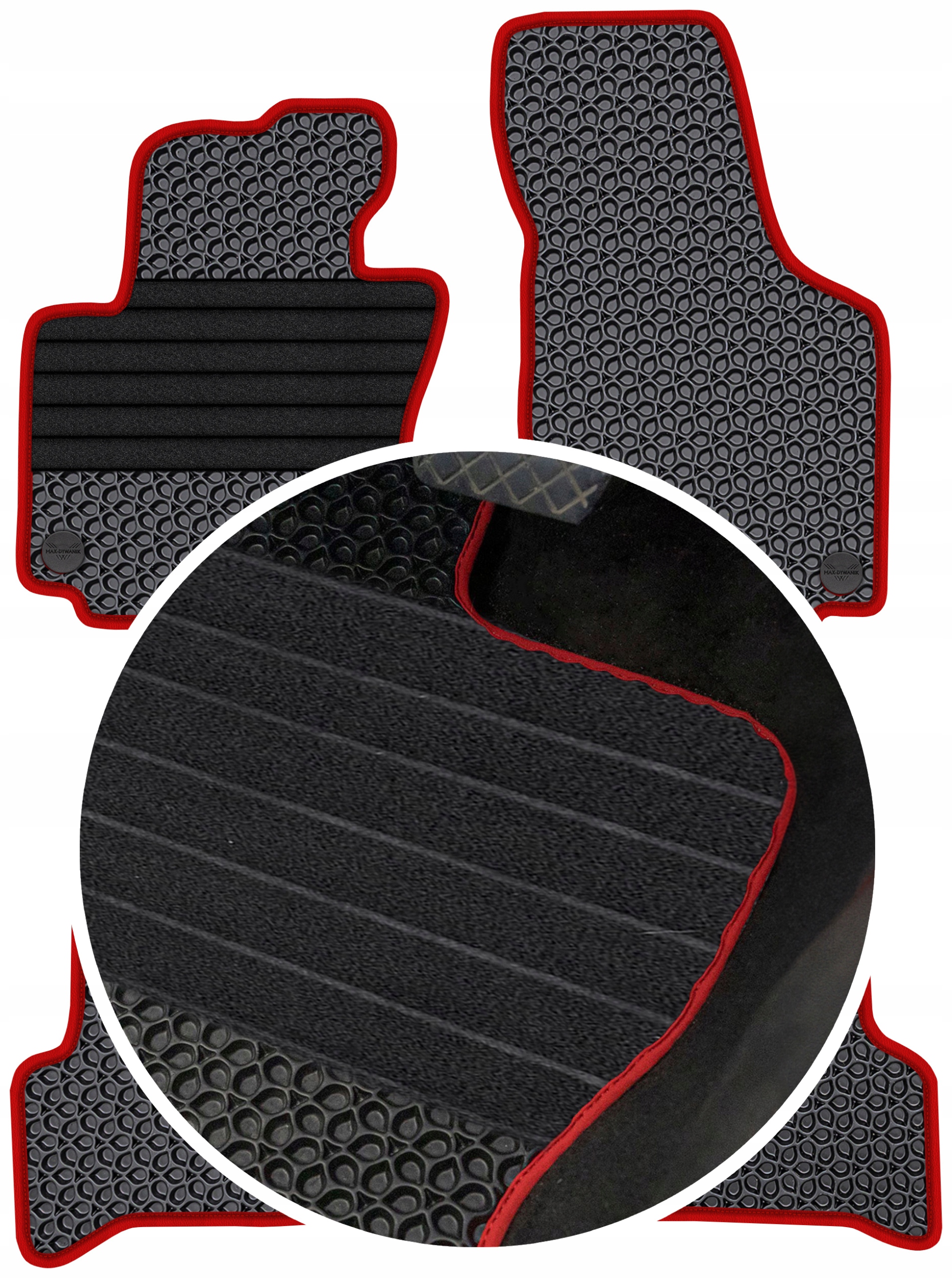 Vw Golf Plus 2005-2014 Gumové rohože Eva Eternity Posilnenie XXL