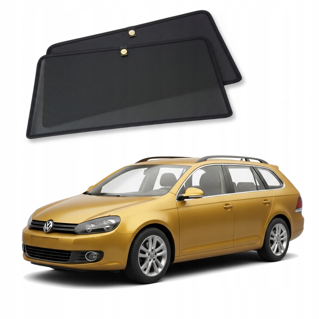 Kryty sluneční clony určené pro Volkswagen Golf 6 VI kombi zadní část