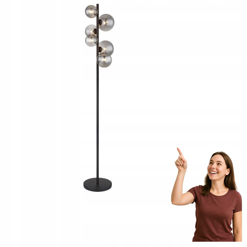 Podlahová lampa Riha 56133-6S Globo