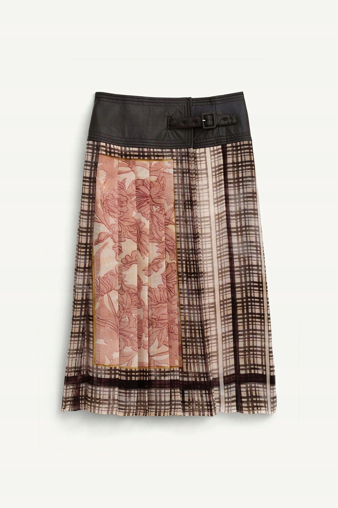 Zara Studio Sukně M MIDI Plisovaný Šátek Limitovaná Edice Pas Vel M