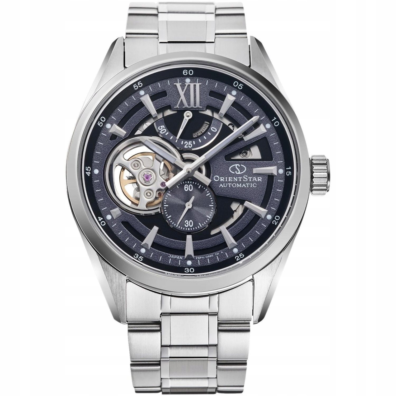 Pánské Hodinky Orient Star RE-AV0138V00B stříbrný náramek