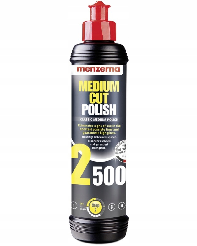 MENZERNA 2500 MEDIUM CUT POLISH 250 ML ŚREDNIO ŚCIERNA PASTA POLERSKA Producent Menzerna