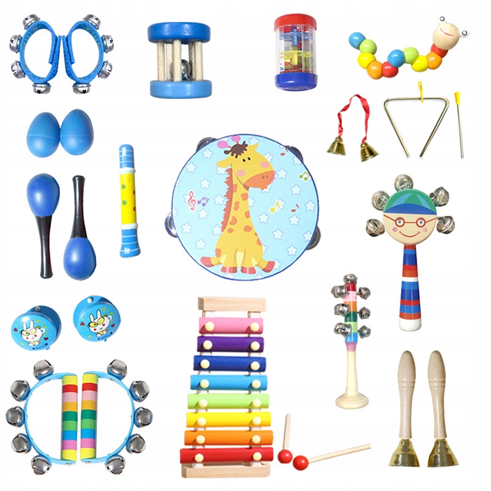 

Zestaw Drewnianych Instrumentów Dla Dzieci