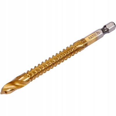 WIERTŁO FREZ DO METALU 7,0MM HSS-TIN HEX YT-44825