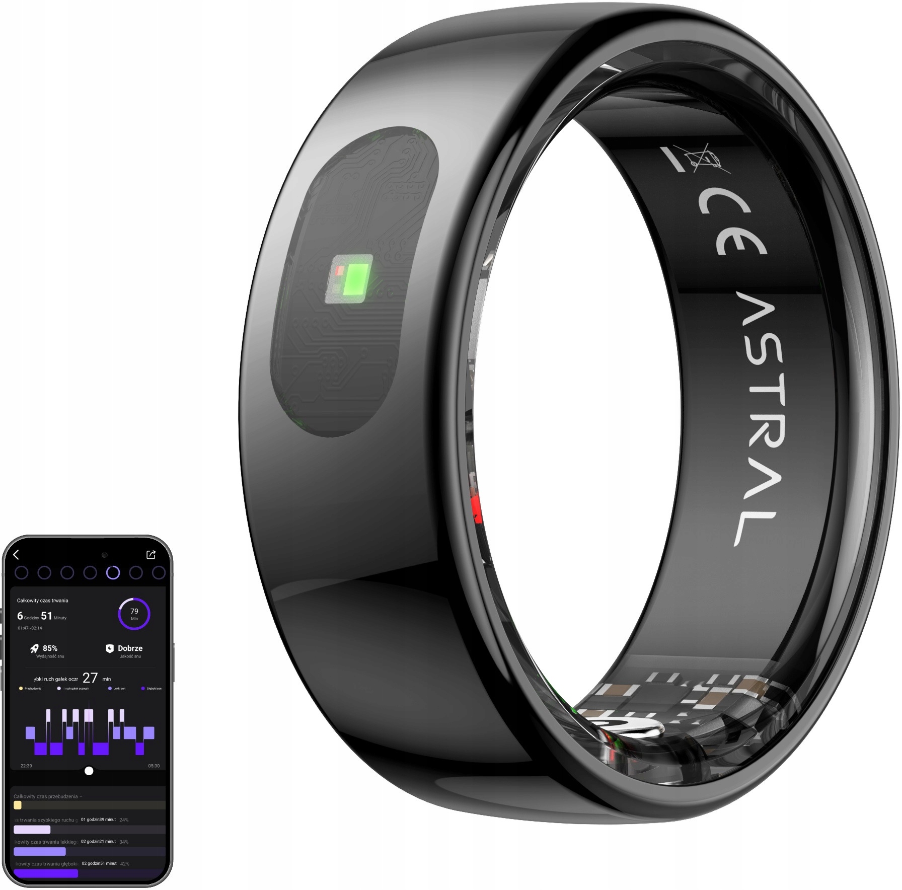 Smartring Forever Astral SR-100 (67.8mm) Czarny