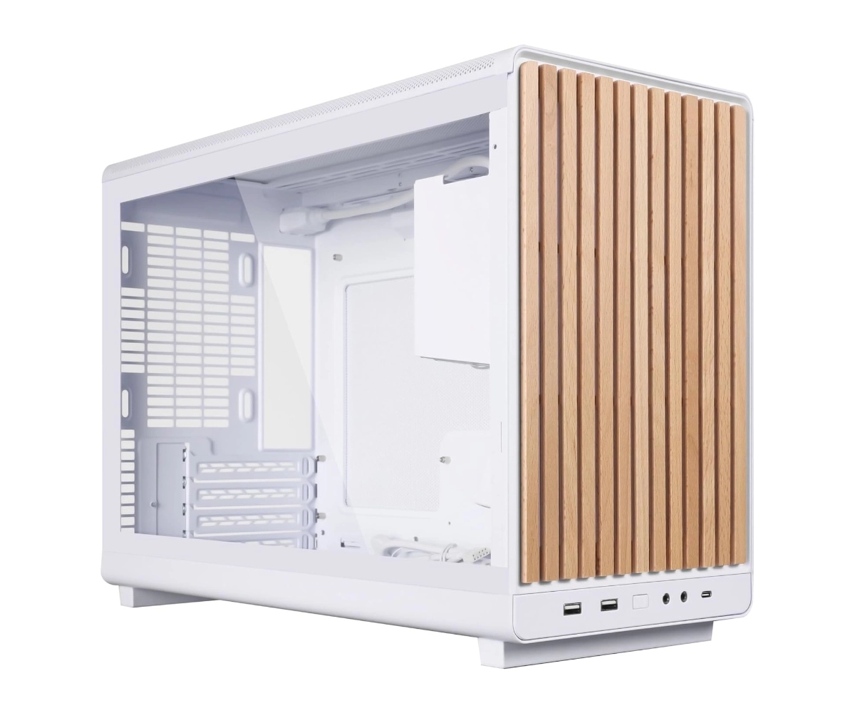 Obudowa Pc Lian Li Dan A3 Wood White Tg Szkło hartowane Micro Tower Drewno