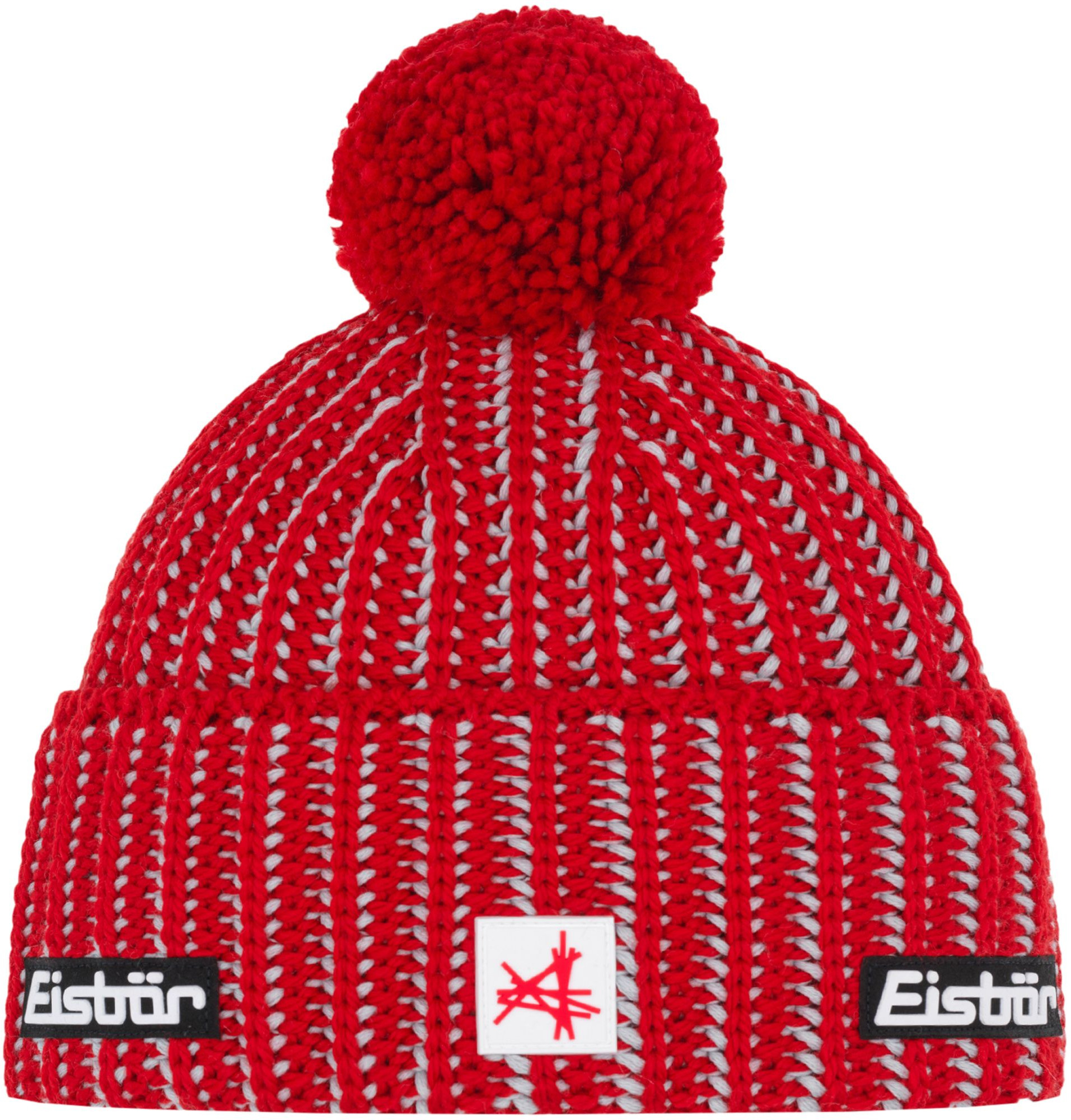 Codzienna/Narciarska Czapka Zimowa Eisbar Ronda Pompon Mü Sa Wełna Merino