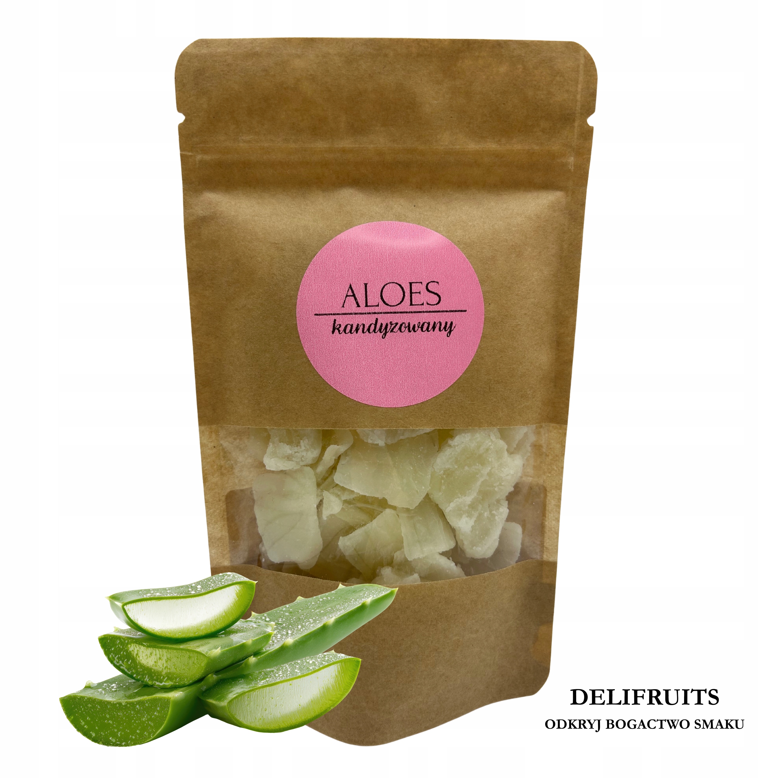Aloe Kandovaný 1 Kg (1000 G) Sušené Kandované Ovoce Delifruits