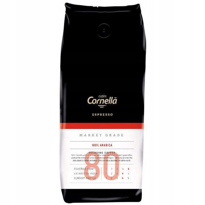 Levně Káva zrnková Cornella Espresso Grade 80 1 kg