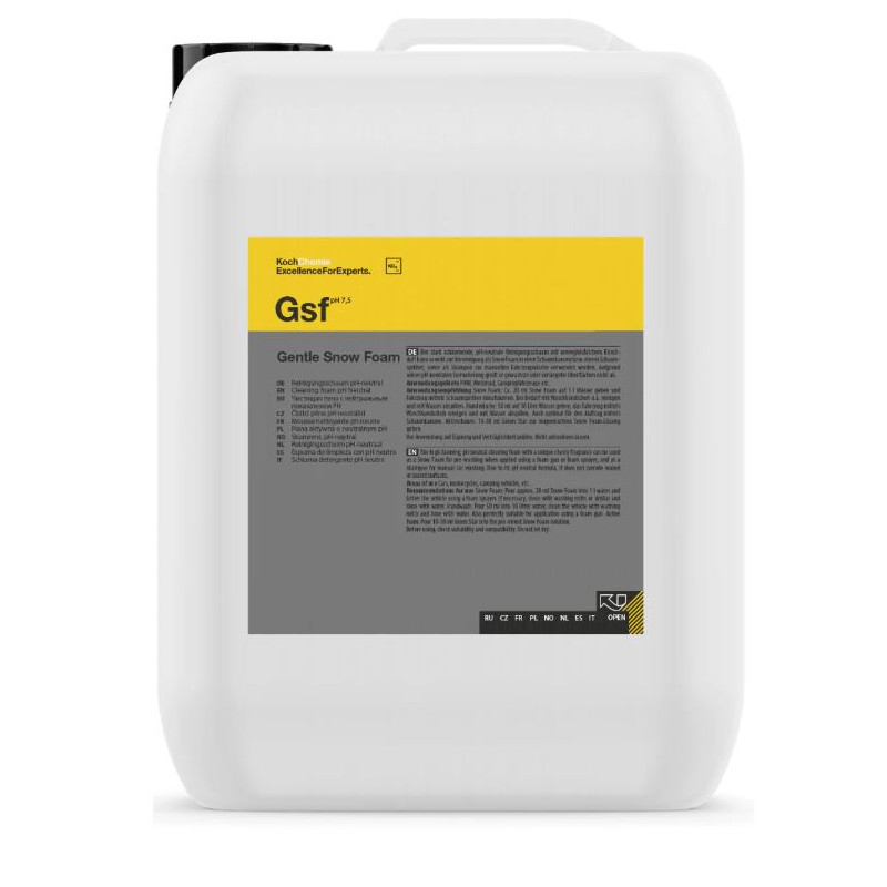 Koch Chemie Gentle Snow Foam (Gsf) Aktívna pena pH neutrálna 5L