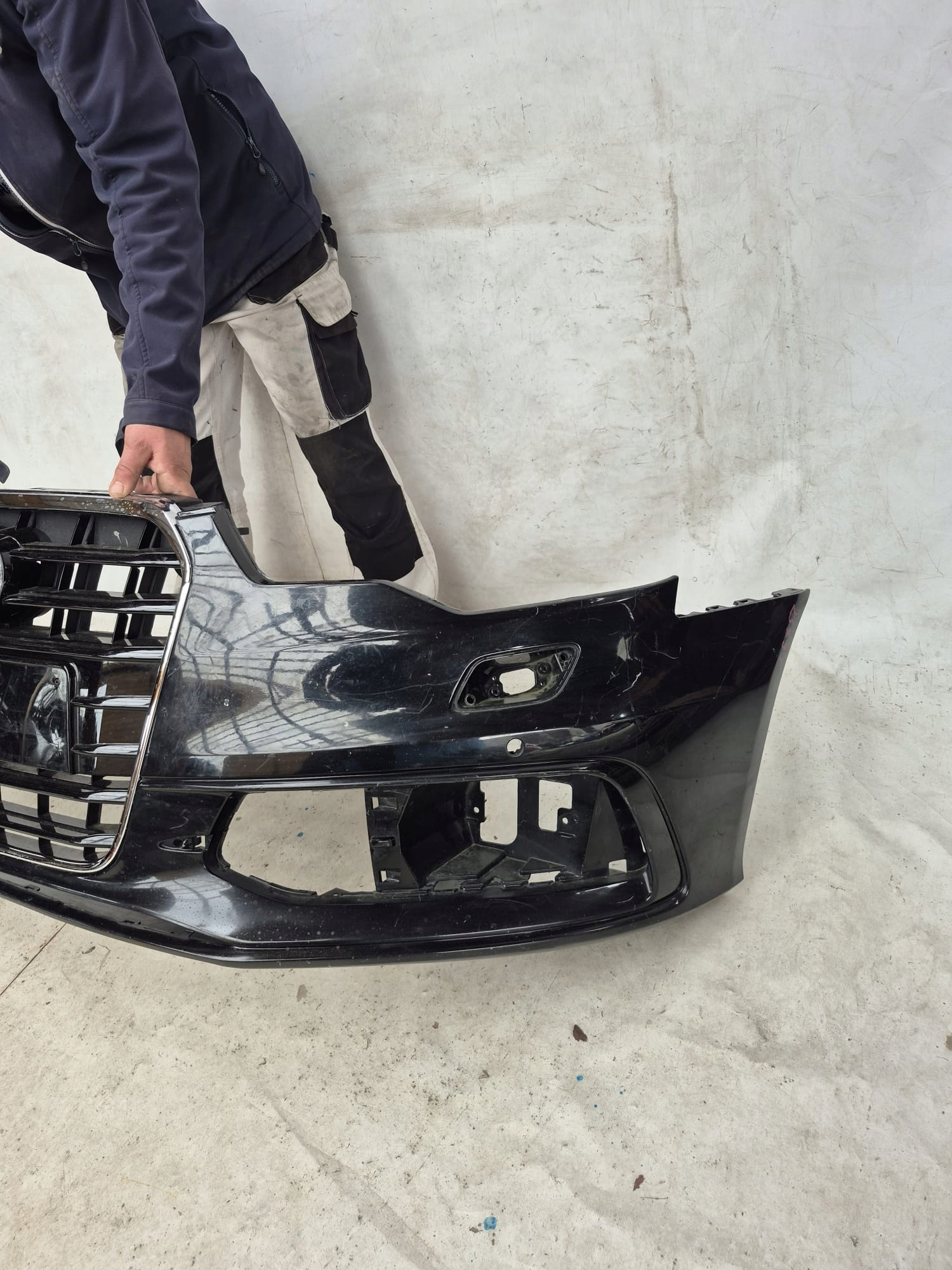 AUDI A6 C7 4G S-LINE 11-14 bumper front front SPR 4XPDC 4G0807437C