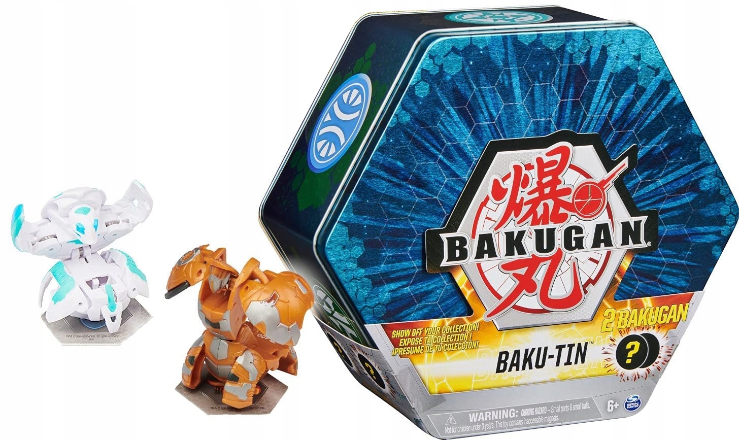 

Bakugan Baku-tin Niebieski Metalowe Pudełko Pudło