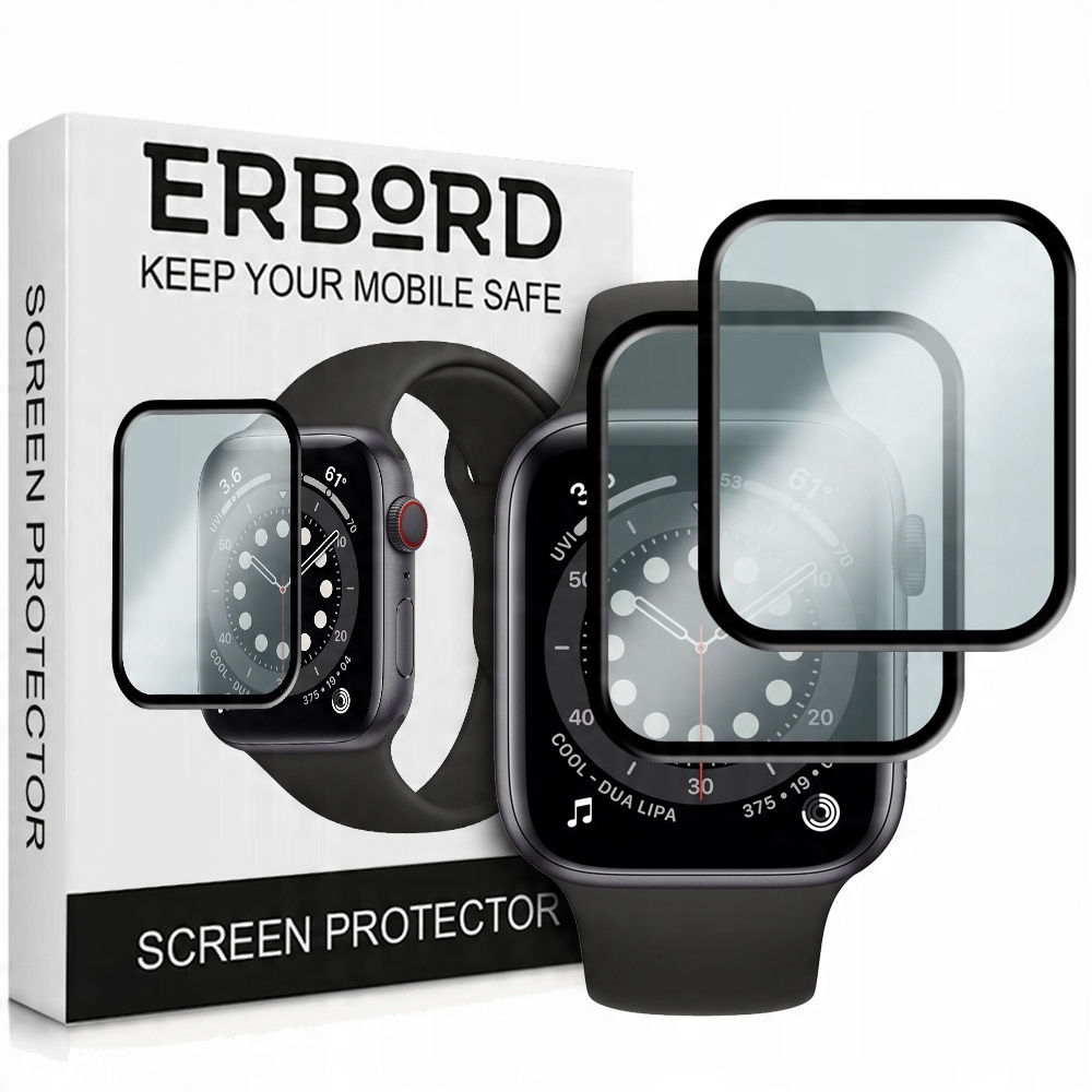 

2x Szkło Hybrydowe Do Apple Watch 4/5/6/SE 40MM