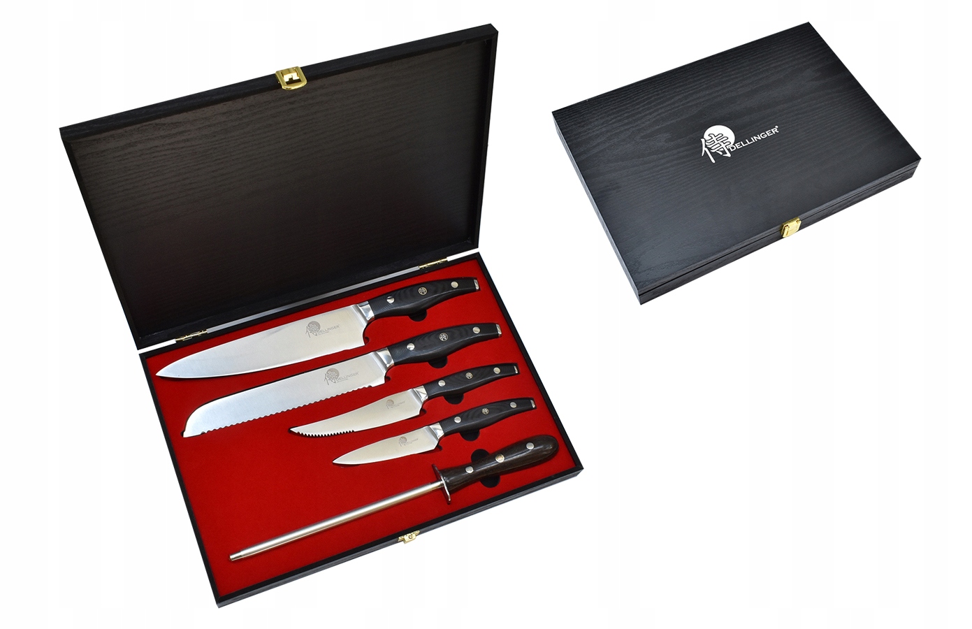 Sada 4 nožov Dellinger Easy ocieľka (musak)