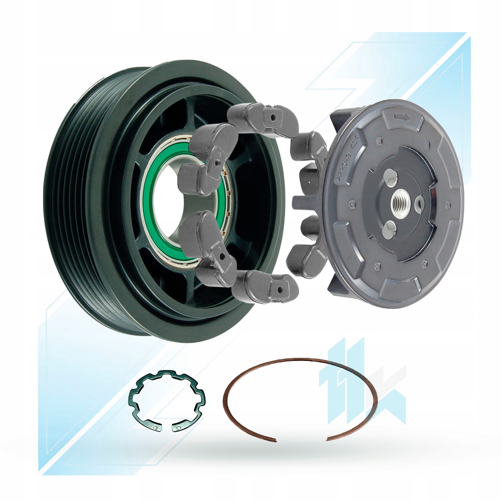 SPRZĘGŁO SPRĘŻARKI Klimy VW Fox 6Z Denso 6SEU14C