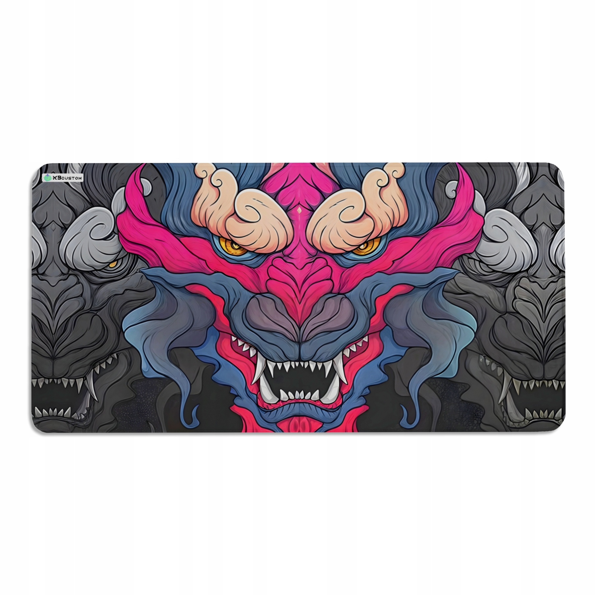 Velká Podložka Pod Myš Myš 120x60 cm XXXL KBcustom Psací stůl Dragon 47