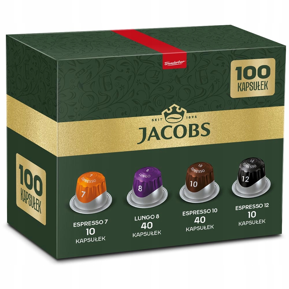 Kapsułki Jacobs mix kawa do Nespresso(r)* zestaw 90+10 Gratis!